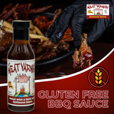 Lem’s Meat Varnish Mild BBQ Sauce - Sweet BBQ Sauce for Meat, Chicken, and More - Gluten Free - Best for Grilling, Smoking & Marinating - 12 oz Bottle