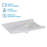 Pacific Blue Select A300 Disposable Patient Care Bath Towel by GP PRO (Georgia-Pacific),1/2-Fold, White, 80540,1 Box of 200 Towels