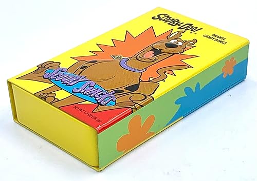 Boston America Scooby-Doo Scooby Snacks Orange Flavored Candy - (1) Collectible Slider Tin filled with Bone Shaped Candies