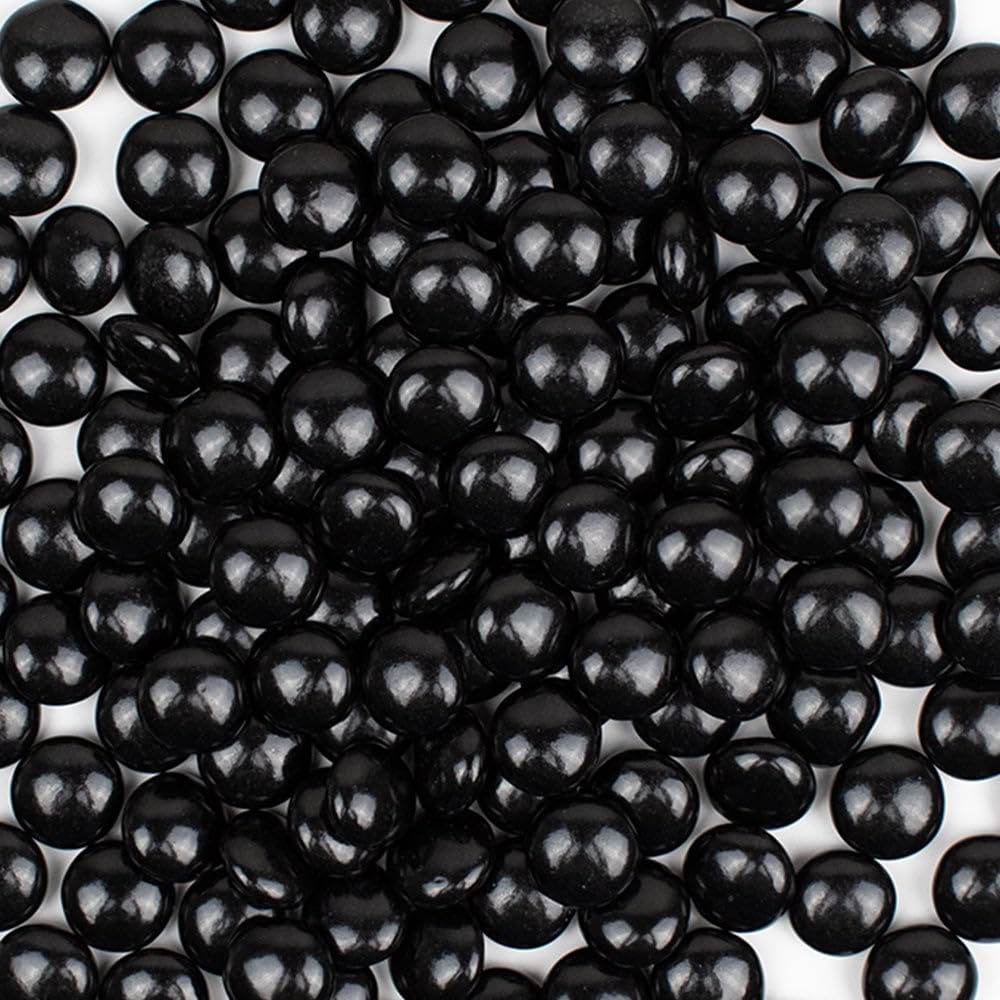 1,060ct Black Bulk Just Candy Chocolate Coated Candy Gem Treats (2.5lb)