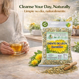 Diente de León Herbal Tea - Dandelion Loose Leaf - 4 oz (113 g) - 100% Natural, Vegan, Non-GMO, Caffeine-Free - Traditional Herbal Infusion - by