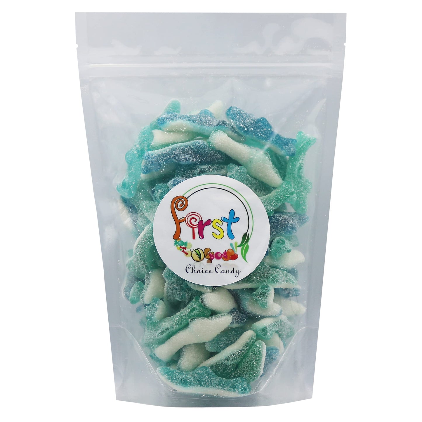 FirstChoiceCandy Fantastic Shark Gummy (Mini Sour, 5 Pound (Pack of 1))