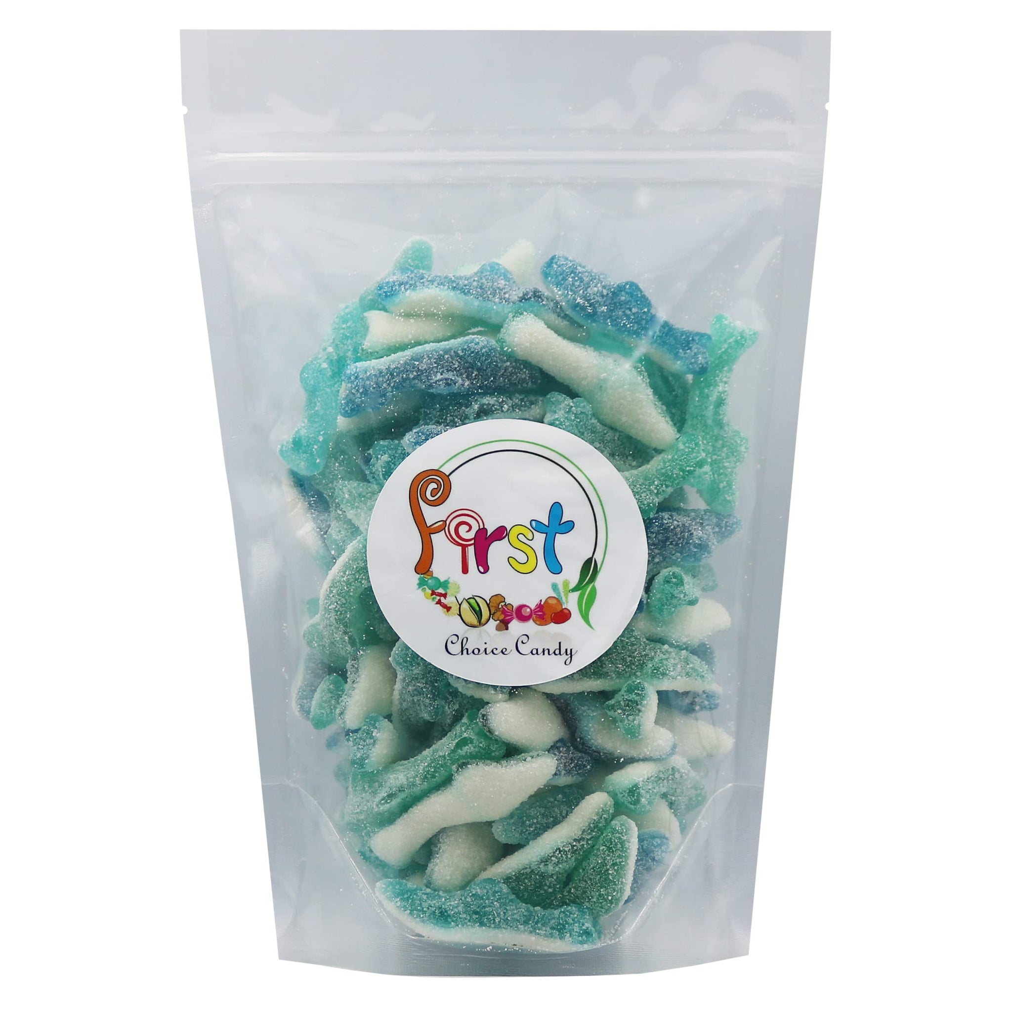 FirstChoiceCandy Fantastic Shark Gummy (Mini Sour, 5 Pound (Pack of 1))