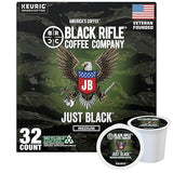 Black Rifle Coffee Company Just Black, 32 Count, Medium Roast K Cups - Single Serve K Cups Coffee Pods - Kcup Pods Compatible with Keurig 1.0 & 2.0