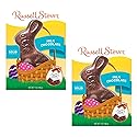 Russell Stover Milk Chocolate Bunnies - Pack of 2 - Solid Milk Chocolate - Perfect for Easter Baskets and For Sharing with Friends and Family - Great