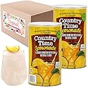 Powdered Lemonade Drink Mix- CountryTime Refreshing Lemonade Mix Powder Drink with Other Natural Flavor - Packaged in Resealable Canister with Easy