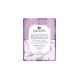 Wabi Whiffs On-the-Go Toilet Sprinkles Singles - Purple Fields (12 Count) | Natural Bathroom Deodorizer | Odor Eliminator Packets for Freshness