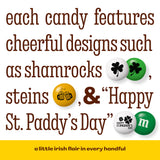 M&M’S WORLD Milk Chocolate St. Patrick's Day Party Favors (30 Pack), Printed M&M'S With St. Patrick's Day Themed Icons, Perfect For St. Patrick's Day