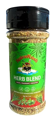 SpiceRush Premium Herb Blend Seasoning - 3 oz | All Natural Dry Seasoning Blend | Mixed Herbs Seasoning with Rosemary, Thyme & Oregano | Flavor Time