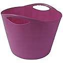 TuffTote Multi-Use Bucket, Fuchsia, 3.5 gal