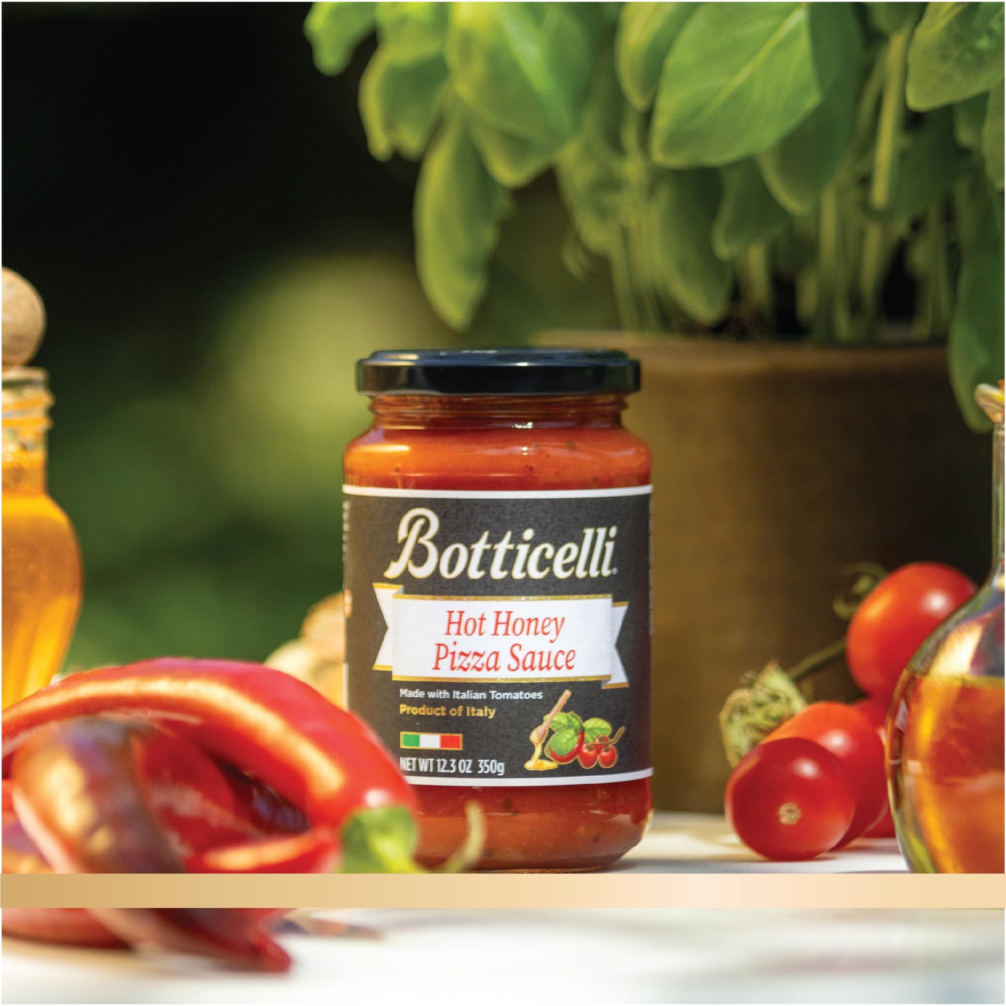 Botticelli Hot Honey Pizza Sauce | 2 Pack Each | 12.3 Oz Jars