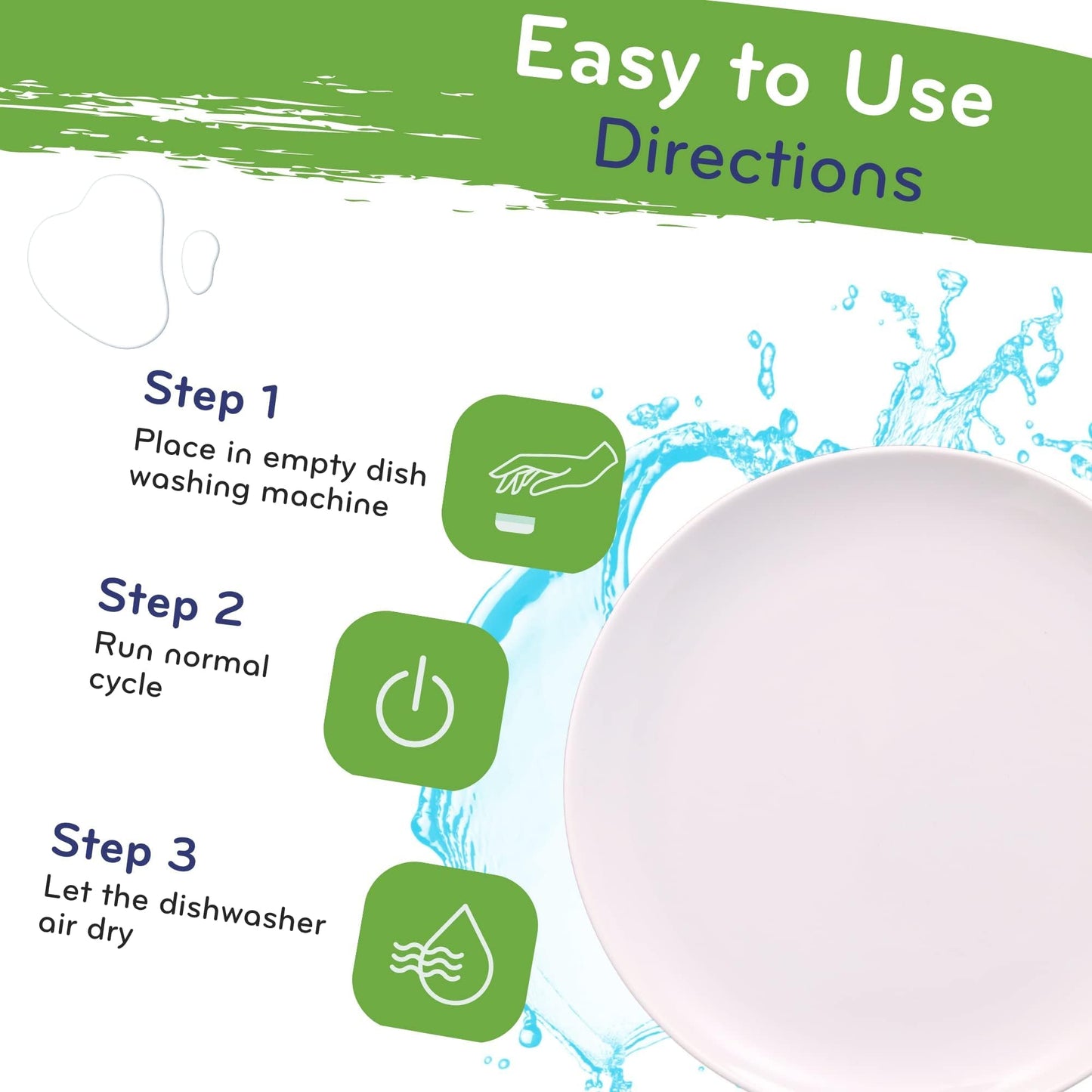 Eco-Gals Dishwasher Cleaner - 12 Tablets - 12 Month Supply - Unscented