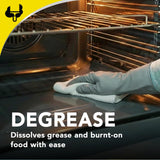 Weiman Heavy Duty Foaming Oven Cleaner & Degreaser, Removes Burnt-On Grease, Food Residue from Ovens, Grills, Broiler Pans, Phosphate Free, 14.5 oz