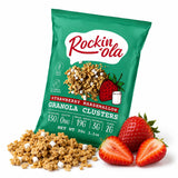 Rockin'Ola Granola Clusters, Quick Breakfast Snack, Allergen Free, No Artificial Flavors, Colors or Preservatives, On-The-Go Healthy Snack Packets (25