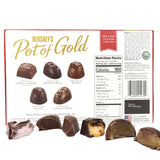 HERSHEY'S Christmas Pot of Gold Assorted Milk and Dark Chocolate Truffles Box, Candy Gift Set, 24 Total Pieces, 8.57 Ounces