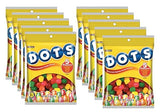 BoostBox Tootsie Dot's Gummy Candy 8 oz Peg Bag 10-Pack (5 Pounds)