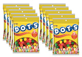 BoostBox Tootsie Dot's Gummy Candy 8 oz Peg Bag 10-Pack (5 Pounds)
