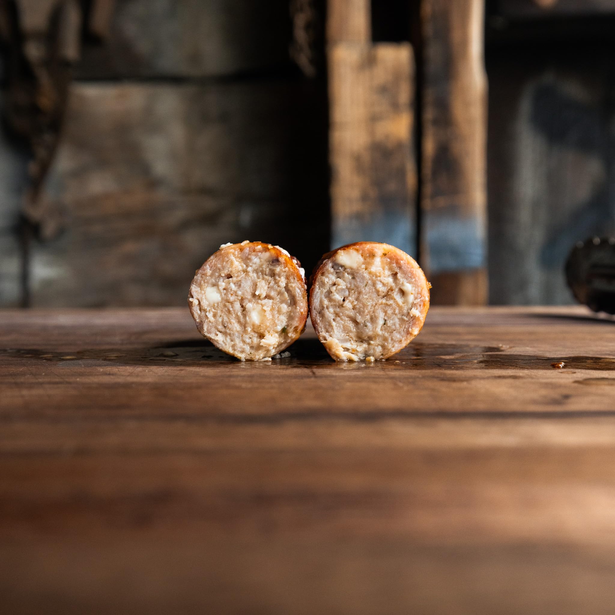 Bearded Butchers Apple Cinnamon Bratwurst DIY Kit - Make Sweet & Savory Homemade Brats - Includes Apple Cinnamon Seasoning, Dried Apples, and 32mm