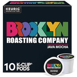 Brooklyn Roasting Company Java Mocha, Single Serve Keurig K-Cup Pods, Medium Roast Coffee, 10-Count Box