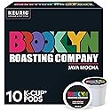 Brooklyn Roasting Company Java Mocha, Single Serve Keurig K-Cup Pods, Medium Roast Coffee, 10-Count Box