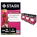 Stash Tea Pomegranate Raspberry & Matcha Green Tea - Caffeinated, Non-GMO Project Verified Premium Tea with No Artificial Ingredients, 18 Count (Pack