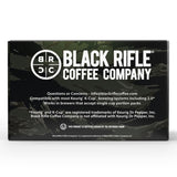 Black Rifle Coffee Company Just Black, 12 Count, Medium Roast K Cups - Single Serve K Cups Coffee Pods - Kcup Pods Compatible with Keurig 1.0 & 2.0