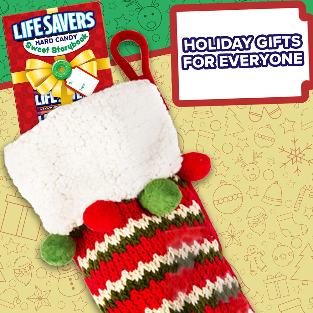 LIFE SAVERS 5 Flavors Christmas Sweet Storybook Gift Box (6 Rolls of Candies)