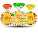 LA MEJOR Variety Pack with Stuffed Cheese, Yucca & Traditional White Arepas (3 Pack) | Authentic Colombian Latin Food Combo | Gluten-Free, Artisanal