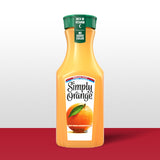 Simply Orange Medium Pulp Orange Juice with Calcium and Vitamin D Bottle, 46 fl oz