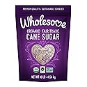 Wholesome Sweeteners 10-Pound Organic Cane Sugar, Fair Trade, Non GMO, Gluten Free, Pure & Vegan, for Baking and Sweetening