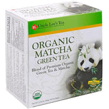 Uncle Lee's Organic Matcha Green Tea Bags, 40 Count - Antioxidant-Rich, Low Caffeine, Naturally Energizing Blend