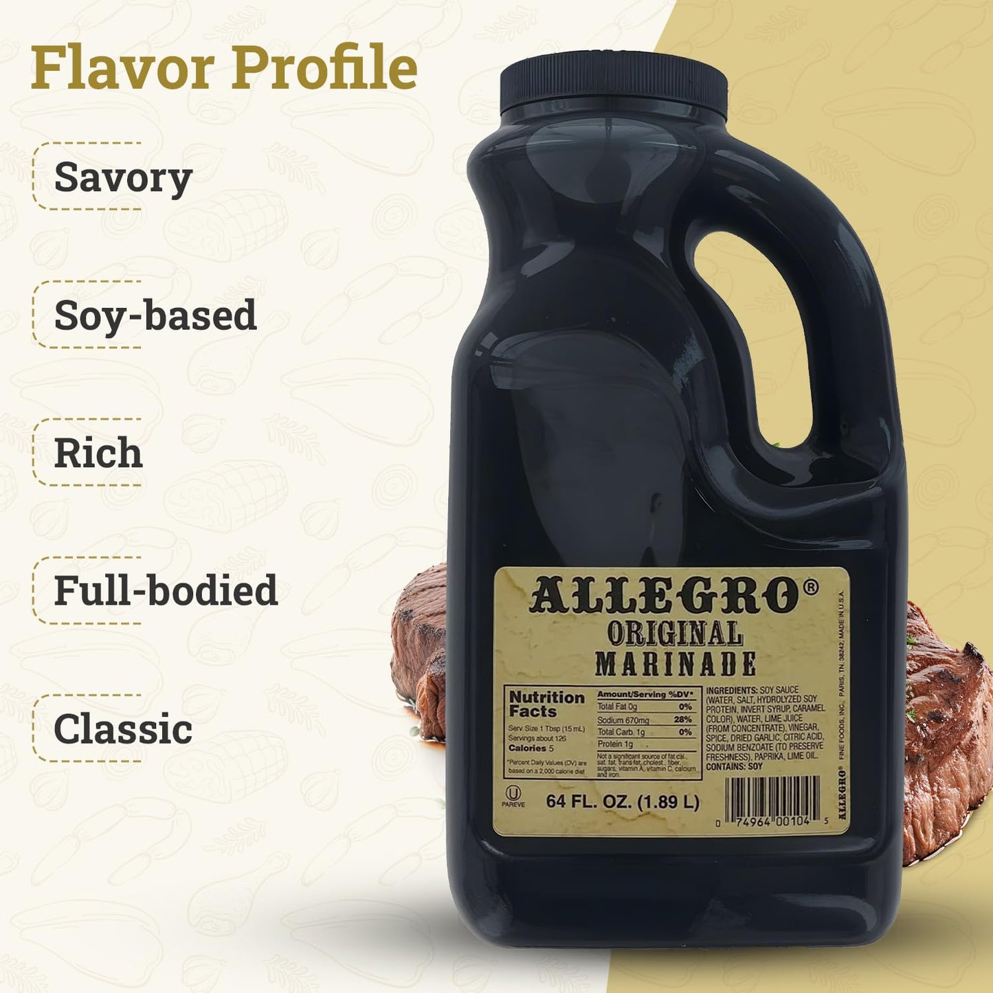 ALLEGRO - The Marinate Everything Marinades | Perfect Marinades for Meat & Veggies | Marinade for Grilling, Roasting & Cooking | Kosher & Gluten Free