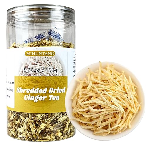 Shredded Dried ginger tea 5.29 oz Dry Shredded ginger tea Dried ginger tea old yellow ginger tea ???150g