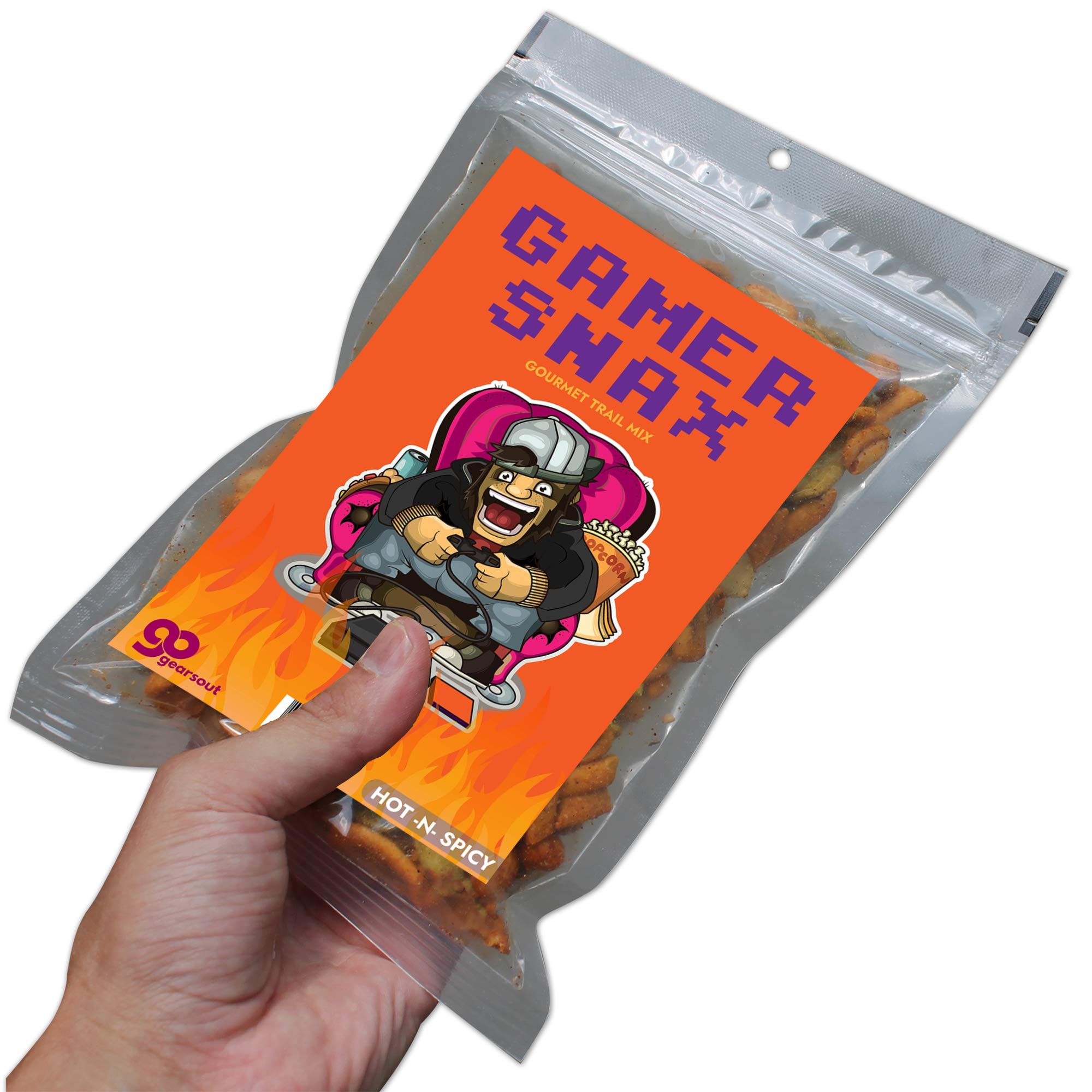 Gamer Snax Trail Mix - Funny Spicy Snack Mix for Kids, Teens, and Adults - Weird Stocking Stuffer, Made in the USA