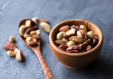 Food to Live Deluxe Unsalted Nuts Mix, 2 Pounds - A Blend of Dry Roasted Pecans, Cashews, Hazelnuts, Almonds, Brazil Nuts. Oven Roasted, Vegan