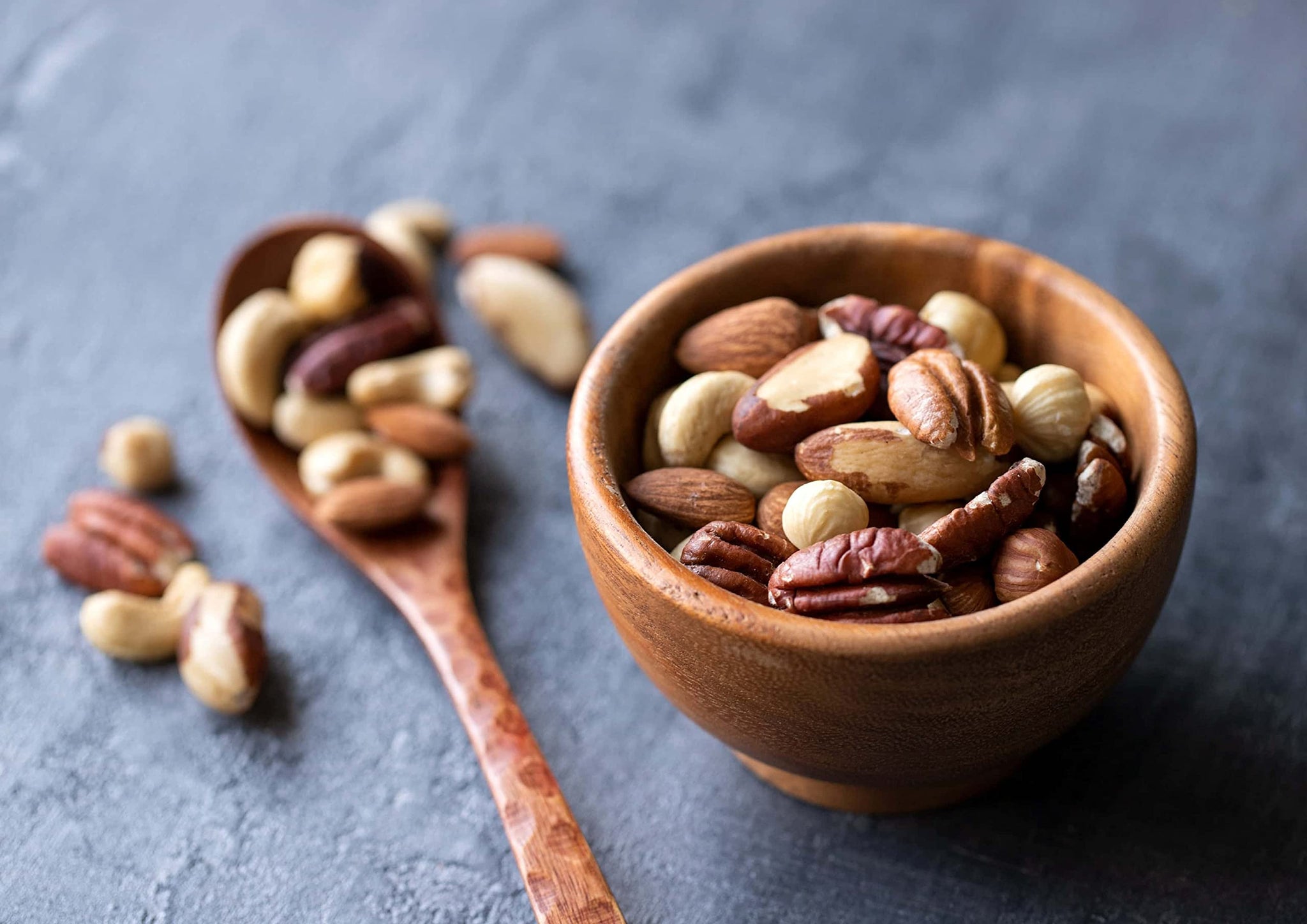 Food to Live Deluxe Unsalted Nuts Mix, 2 Pounds - A Blend of Dry Roasted Pecans, Cashews, Hazelnuts, Almonds, Brazil Nuts. Oven Roasted, Vegan