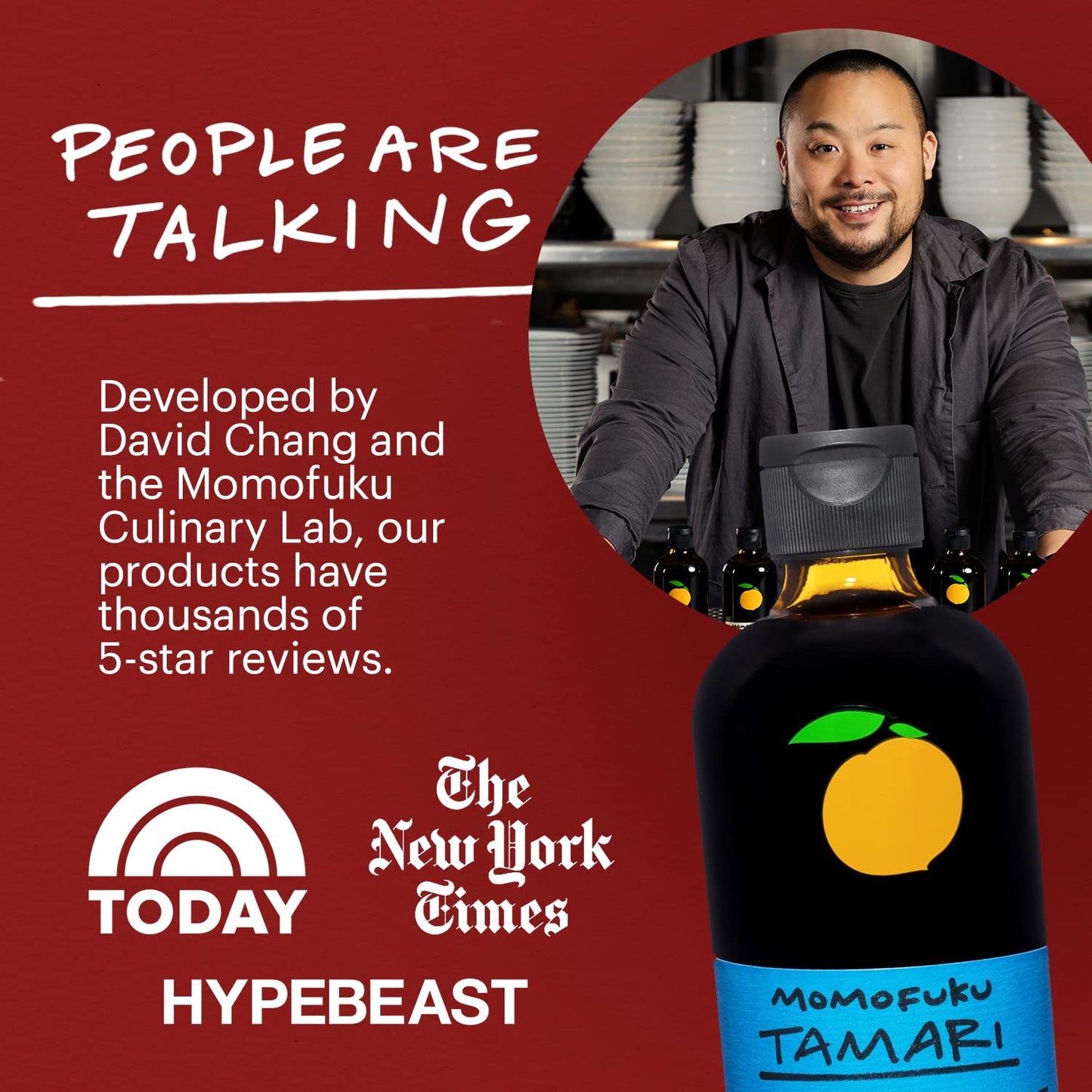 Momofuku Tamari by David Chang, (8 Ounces), No Gluten, Made from Organic Ingredients, Chef Made for Cooking & Umami, Steeped with Kombu…