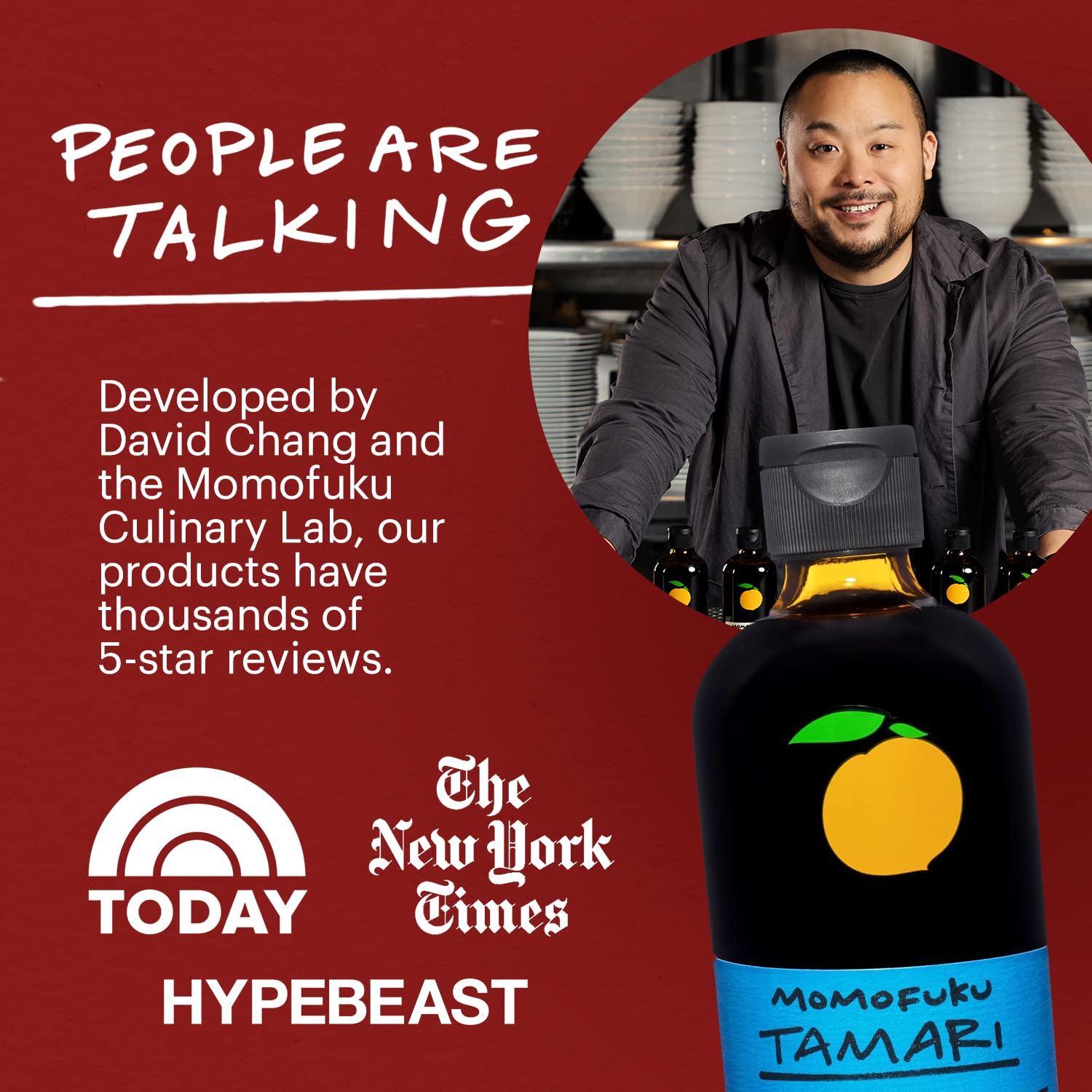 Momofuku Tamari by David Chang, (8 Ounces), No Gluten, Made from Organic Ingredients, Chef Made for Cooking & Umami, Steeped with Kombu…