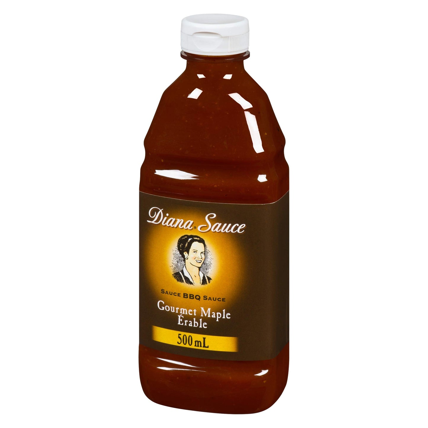 DIANA BBQ Sauce, Maple Syrup, 500ml/16.90 Fluid Ounces {Imported from Canada}