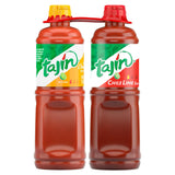 Tajin Fruity Chamoy Sauce, 15.38 oz, and Tajin Chile Lime Sauce, 15.38 oz, Mexican Sauces for Fruit, Vegetables, Snacks, Mangonadas, and Drinks, (Pack