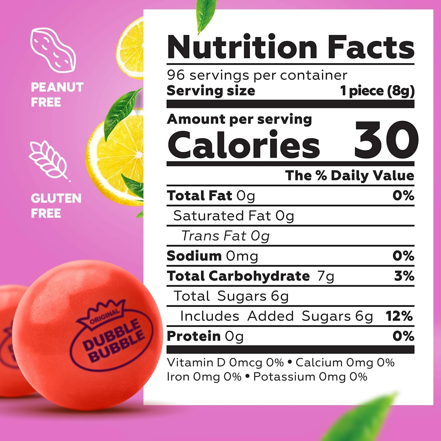 Gumballs for Gumball Machine - 1 Inch Large Bubble Gumballs - Pink Lemonade Flavored Bubble Gum - Pink Gumball - Kids Chewing Gum - Bulk Gum Balls 2