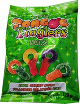 Gummy Zone Sour Tongue TINGLERS, (120g/4.2 oz. Bag) Sour Keys Gummy Candies