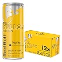 Red Bull Yellow Edition Energy Drink, Tropical, with 80mg Caffeine plus Taurine & B Vitamins, 8.4 Fl Oz, Pack of 12 Cans