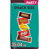 Hershey Assorted Flavored Snack Size, Candy Party Pack, 35.04 oz
