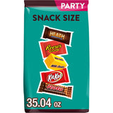 Hershey Assorted Flavored Snack Size, Candy Party Pack, 35.04 oz