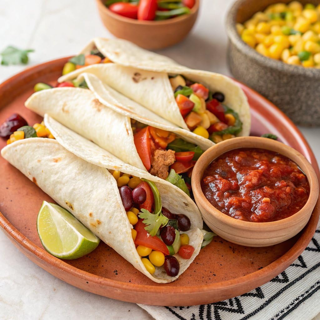 Amazon Grocery, Flour Tortillas, Burrito Size, 20 Oz, 8 Ct