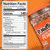 P-Nuttles Butter Toffee Covered Peanuts, 44 Oz Resealable Jar (Pack of 2) - Sweet & Salty Candied Peanuts Snacks - Perfect for Parties, Travel