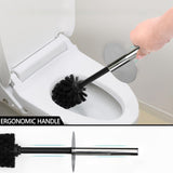 Indecor Home Toilet Brush and Holder Set for Bathroom, Stylish and Durable Cleaning Tool with Modern Design, Compact for Efficient Cleaning