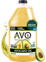AVO Made for Great Cooking Non-GMO 100% Avocado Oil, Liquid, 64 Fl-oz, No Preservatives Added