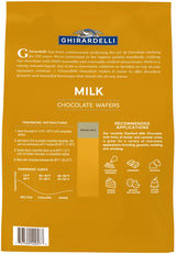 Ghirardelli Milk Chocolate Wafers, 5 lb Bag with Ghirardelli Barista Spoon